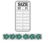 Ginkgo leaf marble texture Table Runner Place Mats - LeobonZone