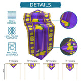 Lemon fruit summer purple Sharp Angle Table Runner Place Mats - LeobonZone