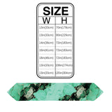 Green Marble Texture in Phnom Penh Table Runner Place Mats Sharp Angle - LeobonZone