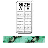 Green Marble Texture in Phnom Penh Table Runner Place Mats - LeobonZone