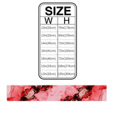 Red Marble Texture in Phnom Penh Table Runner Place Mats - LeobonZone
