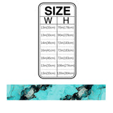 Deep Green Marble Texture in Phnom Penh Table Runner Place Mats - LeobonZone