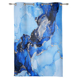 Blue Marble Texture in Phnom Penh window curtains - LeobonZone