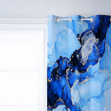 Blue Marble Texture in Phnom Penh window curtains - LeobonZone