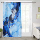 Blue Marble Texture in Phnom Penh window curtains - LeobonZone