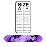 Purple Marble Texture in Phnom Penh Table Runner Place Mats Sharp Angle - LeobonZone