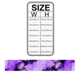 Purple Marble Texture in Phnom Penh Table Runner Place Mats - LeobonZone