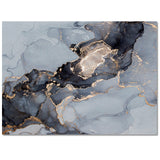 Grey Marble Texture in Phnom Penh Right Angle Felt Rugs - LeobonZone