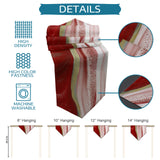 Red Watercolor Gradient Marble Texture Table Runner Place Mats Sharp Angle - LeobonZone