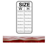 Red Watercolor Gradient Marble Texture Table Runner Place Mats - LeobonZone