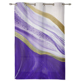 Purple Watercolor Gradient Marble Texture window curtains - LeobonZone