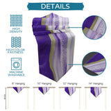 Purple Watercolor Gradient Marble Texture Table Runner Place Mats Sharp Angle - LeobonZone