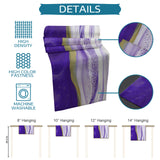 Purple Watercolor Gradient Marble Texture Table Runner Place Mats - LeobonZone