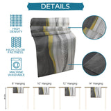 Grey Watercolor Gradient Marble Texture Table Runner Place Mats - LeobonZone