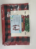 ILYBEEN Red lattice farm fresh style table runner - LeobonZone