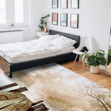 Quiet Wooden Bridge Branches Right Angle Felt Rugs - LeobonZone
