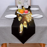 Gorgeous Golden Rose Table Runner Place Mats - LeobonZone