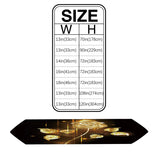 Gorgeous Golden Rose Table Runner Place Mats - LeobonZone