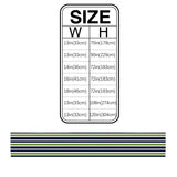 Simple Blue Green Stripe Table Runner Place Mats - LeobonZone
