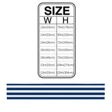 Classic Blue And White Stripe Table Runner Place Mats - LeobonZone
