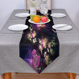 Colorful Flowers Table Runner Place Mats - LeobonZone