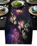 Colorful Flowers Rectangle Tablecloth