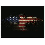 American Flag Eagle Right Angle Felt Rugs - LeobonZone