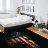 American Flag Eagle Right Angle Felt Rugs - LeobonZone