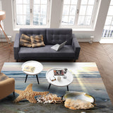 Sun Beach Starfish Right Angle Felt Rugs