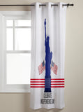Statue of liberty on Independence Day Blackout Curtain - LeobonZone