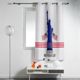 Statue of liberty on Independence Day Blackout Curtain - LeobonZone