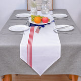 Statue of liberty on Independence Day Sharp Angle Table Runner Place Mats - LeobonZone
