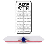 Statue of liberty on Independence Day Sharp Angle Table Runner Place Mats - LeobonZone