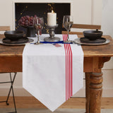 Statue of liberty on Independence Day Sharp Angle Table Runner Place Mats - LeobonZone