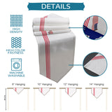 Statue of liberty on Independence Day Sharp Angle Table Runner Place Mats - LeobonZone