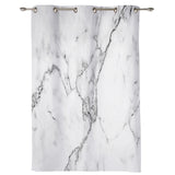 Black crack in Gray marble window curtains - LeobonZone