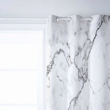 Black crack in Gray marble window curtains - LeobonZone