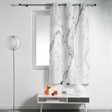 Black crack in Gray marble window curtains - LeobonZone