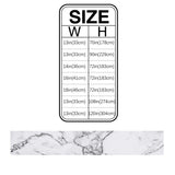 Black crack in Gray marble Table Runner Place Mats - LeobonZone
