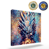 Pineapple cool paint gradation overlay decoration Canvas painting - LeobonZone