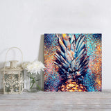 Pineapple cool paint gradation overlay decoration Canvas painting - LeobonZone