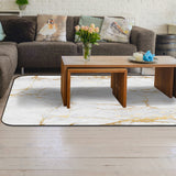 Golden marble and granite pattern Sponge Rillet Rubber Rugs - LeobonZone