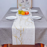 Golden marble and granite pattern Table Runner Place Mats - LeobonZone