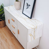 Golden marble and granite pattern Table Runner Place Mats - LeobonZone