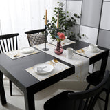 Golden marble and granite pattern Table Flag And Table Mat Suit Sharp angle - LeobonZone