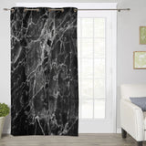 Black Marble and granite pattern window curtains - LeobonZone