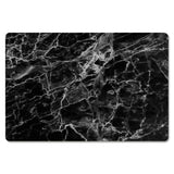 Black Marble and granite pattern Leather Doormat - LeobonZone