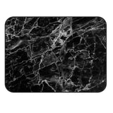 Black Marble and granite pattern Sponge Rillet Rubber Rugs - LeobonZone