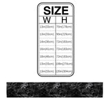 Black Marble and granite pattern Table Runner Place Mats - LeobonZone