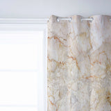 Beige Marble and granite pattern window curtains - LeobonZone